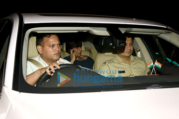 Photos: Shah Rukh Khan snapped with his son Aryan Khan in Juhu