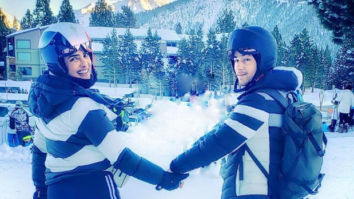 Priyanka Chopra Jonas and Nick Jonas twin as they bid goodbye to the Winter Wonderland!
