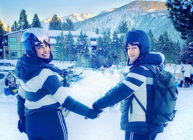 Priyanka Chopra Jonas and Nick Jonas twin as they bid goodbye to the Winter Wonderland!