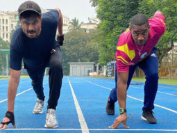 Whatta player! Anil Kapoor meets the Olympian Yohan Blake; learns a few workout techniques from the silver medallist