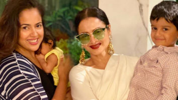 Sameera Reddy is in awe of Rekha as she takes her kids to meet the legendary beauty