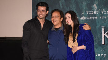 Aadil Khan, Sadia and Vidhu Vinod Chopra attend the special screening of Shikara