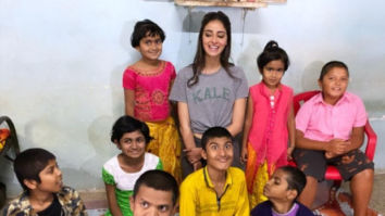 Amid Khaali Peeli shooting, Ananya Panday takes time out to spend time with children in Wai