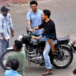 on the sets of the movie Baaghi 3