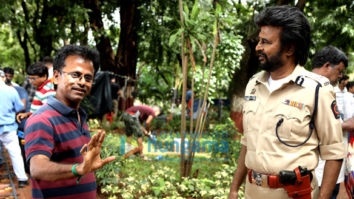 On the Sets Of The Movie Darbar
