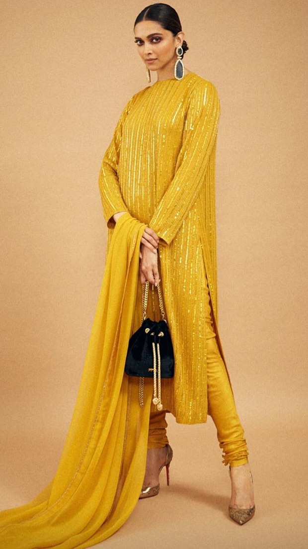 Deepika Padukone is ray of sunshine in yellow Sabyasachi Mukherjee creation