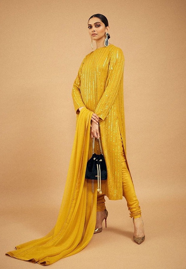 Deepika Padukone is ray of sunshine in yellow Sabyasachi Mukherjee creation