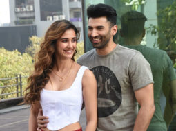 Disha Patani and Aditya Roy Kapur clicked at Malang promotions