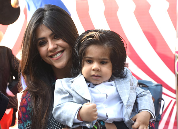 Ekta Kapoor Finally Shows Us Son Ravies Face On His First Birthday Bollywood News Bollywood 