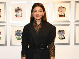 Kajal Aggarwal at Studio 3 Art Gallery‘s Divine Intervention by artist G. Subramanian and P. Gnana