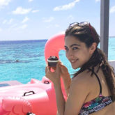 MID-WEEK MOOD Sara Ali Khan chilling by the pool in a bikini, eating muffins and cupcakes for breakfast in Maldives