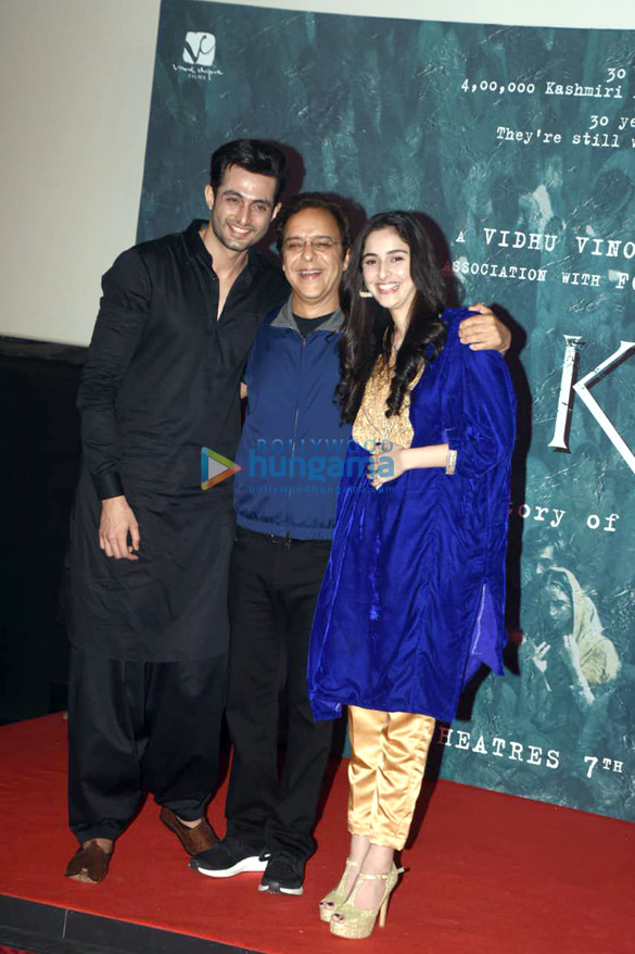 photos aadil khan sadia and vidhu vinod chopra attend the special screening of shikara 4