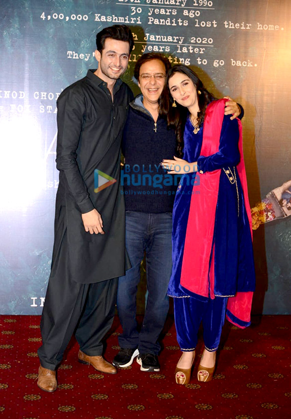 photos aadil khan sadia and vidhu vinod chopra attend the special screening of shikara at pvr plaza in delhi 1