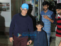 Photos: Aamir Khan snapped with his son Azad Rao Khan in Bandra
