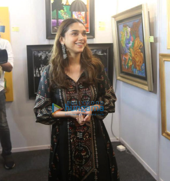 photos aditi rao hydari snapped at india art festival 2020 5