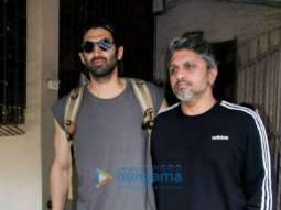 Photos: Aditya Roy Kapur and Mohit Suri snapped at a dubbing studio in Bandra