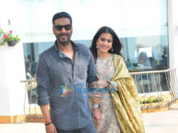 Photos: Ajay Devgn and Kajol snapped at Sun-n-Sand promoting the film Tanhaji – The Unsung Warrior
