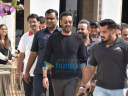 Photos: Ajay Devgn and Sayani Gupta snapped at Sun N Sand in Juhu