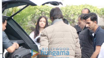 Photos: Amitabh Bachchan and Aishwarya Rai Bachchan snapped at the airport in Kalina