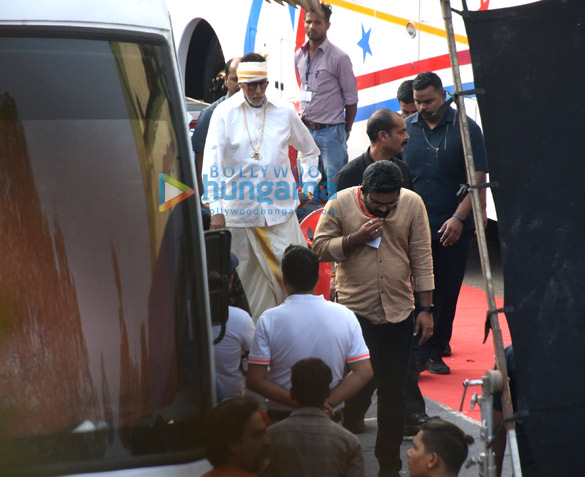 Photos: Amitabh Bachchan spotted at Filmcity in Goregaon