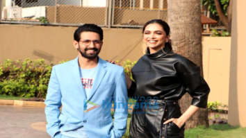 Photos: Deepika Padukone and Vikrant Massey snapped promoting their film Chhapaak