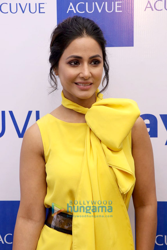 photos hina khan launches the acuvue1daychallenge at turakhia opticians 5