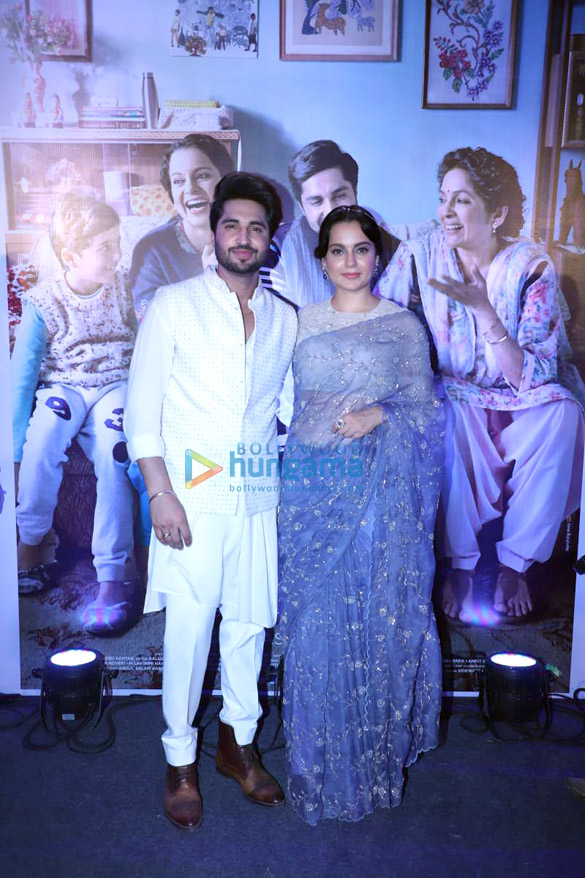 photos kangana ranaut and jassie gill grace the music launch of their film panga in pune 1