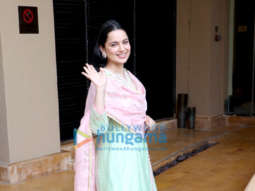 Photos: Kangana Ranaut snapped promoting Panga at JW Marriott