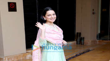 Photos: Kangana Ranaut snapped promoting Panga at JW Marriott