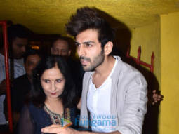 Photos: Kartik Aaryan snapped at Shani Temple