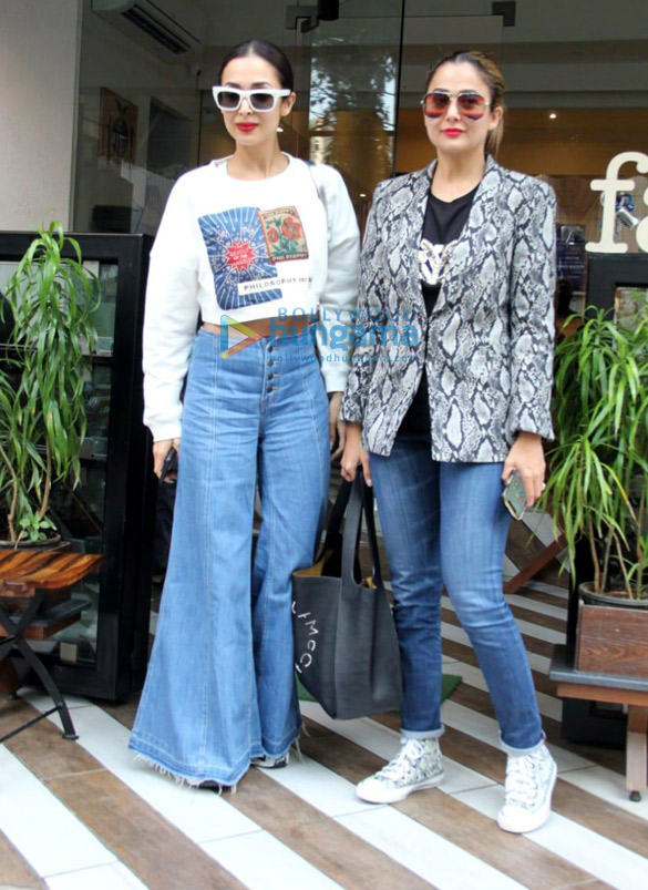 Photos: Malaika Arora and Amrita Arora spotted at Farmers Cafe in Bandra