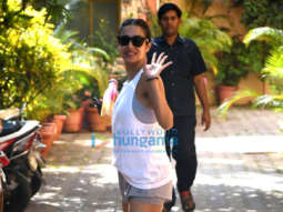 Photos: Malaika Arora spotted at Diva Yoga Studio in Bandra