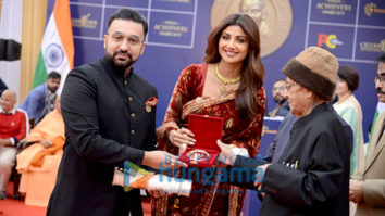 Photos: Pranab Mukherjee honours Raj Kundra and Shilpa Shetty at Vigyan Bhavan in Delhi