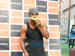 Photos: Ranbir Kapoor, Aparshakti Khurana, Dino Morea and others snapped during a football match