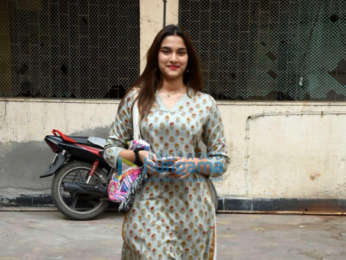 Photos: Saiee Manjrekar snapped at a dance class in Andheri