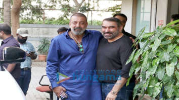 Photos: Sanjay Dutt and Sara Ali Khan snapped at Aanand L Rai’s office