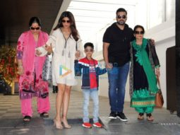 Photos: Shilpa Shetty and family spotted at Hakkasan in Bandra