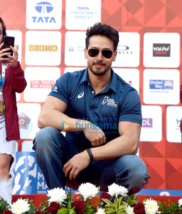 photos tiger shroff gulzar shamita shetty and anil ambani attends tata mumbai marathon 2020 3