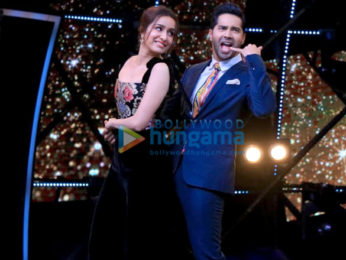 Photos: Varun Dhawan and Shraddha Kapoor snapped on sets of Indian Idol promoting their film Street Dancer 3D