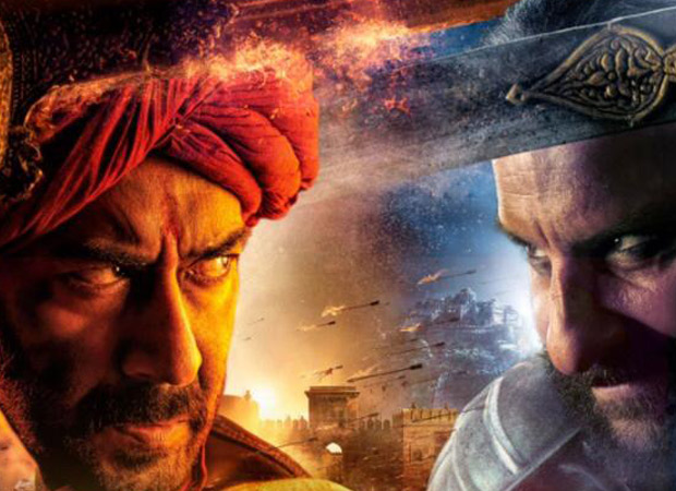 Tanhaji – The Unsung Warrior Box Office Collections: The Ajay Devgn starrer enjoys a superb Tuesday, could enter Rs. 100 Crore Club today itself 