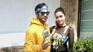 Varun Dhawan and Shraddha Kapoor snapped promoting their film Street Dancer 3D