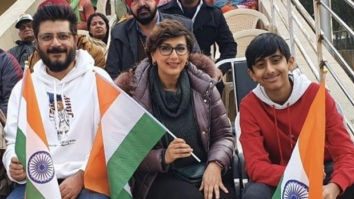 On New Year, Sonali Bendre, Goldie Behl and son Ranveer  visit Wagah border