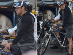 Amid packed schedule, Salman Khan goes cycling on the streets of Mumbai