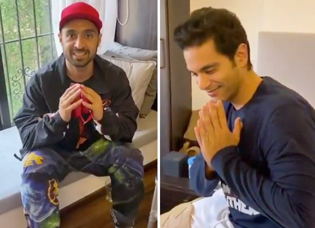 Diljit Dosanjh visits Angad Bedi to wish him a speedy recovery post his surgery 