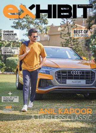 Anil Kapoor on the cover of Exhibit, Feb 2020