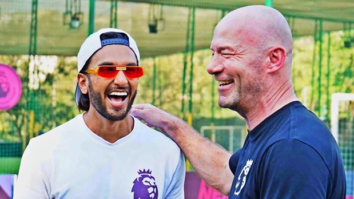 Ranveer Singh has a fanboy moment with English footballer Alan Shearer Ranveer Singh has a fanboy moment with English footballer Alan Shearer