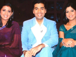 Karan Johar chooses grinning over pouting in this unmissable throwback photo shared by Smriti Irani