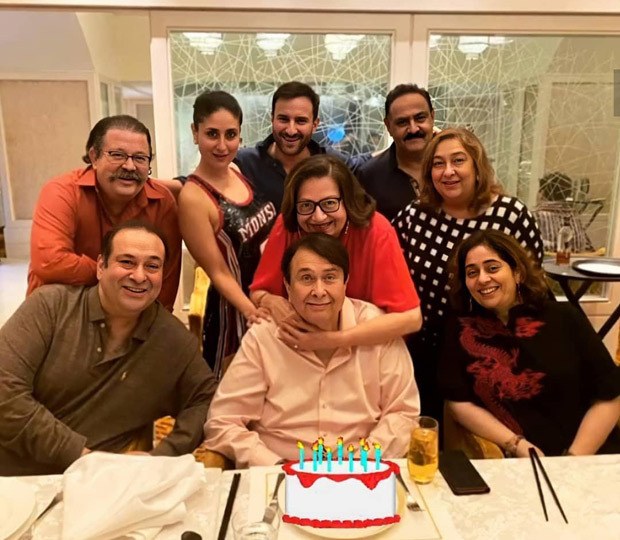 Kareena Kapoor Khan, Saif Ali Khan, Karisma Kapoor and family celebrate Randhir Kapoor's 73rd birthday 