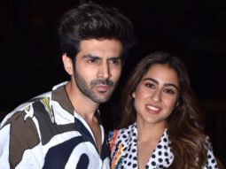 Kartik Aaryan and Sara Ali Khan snapped promoting their film Love Aaj Kal