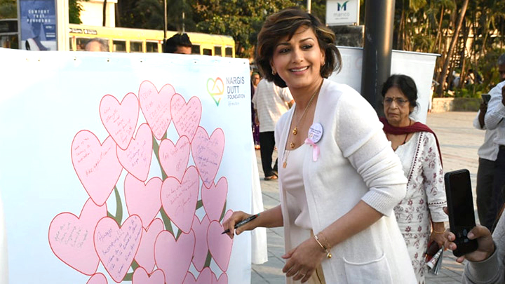 Nargis Dutt foundation celebrates World Cancer Day with Sonali Bendre | Part 1